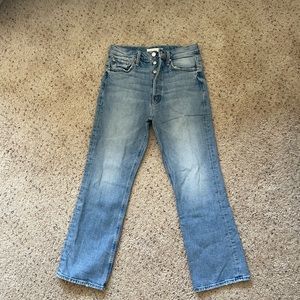 MOTHER The Tripper Ankle Fray Jeans